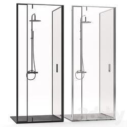 Shower cabin with shower system from Carlo Frattini 