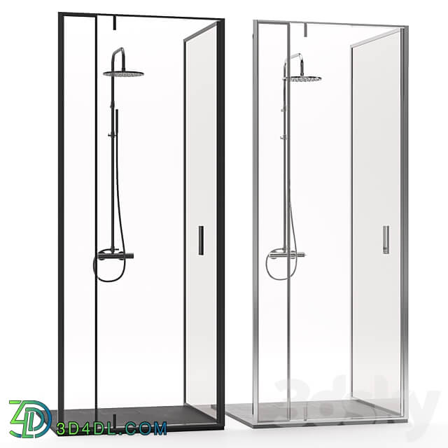 Shower cabin with shower system from Carlo Frattini