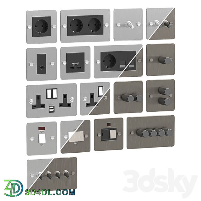 Miscellaneous Electrical outlets and switches Buster Punch