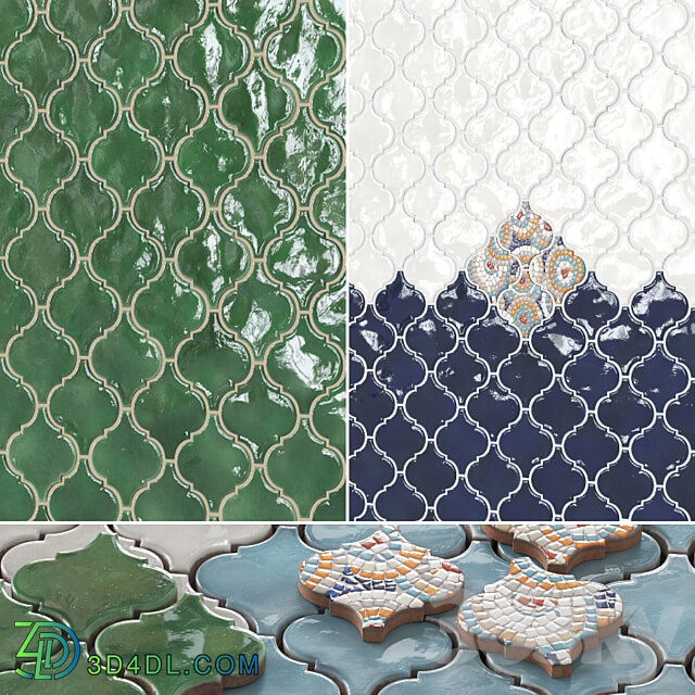 Arabesques Majolica 3D Models 3DSKY