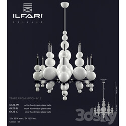 ILFARI TEARS FROM MOON H12 Pendant light 3D Models 