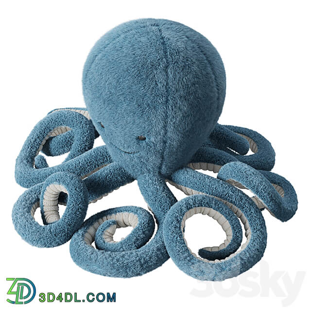 Crate Kids Jellycat Storm Octopus Large floor