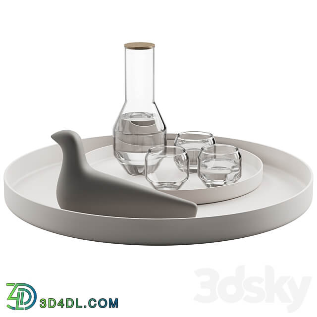 061 Kitchen decor set DISHES atipico angolo carafe set 01