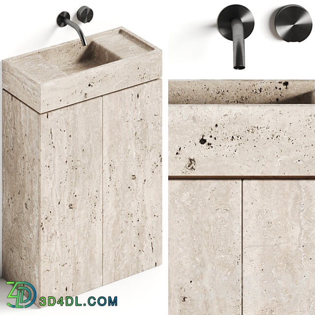 Atelier Il Granito Rocco Stone Bathroom Vanity