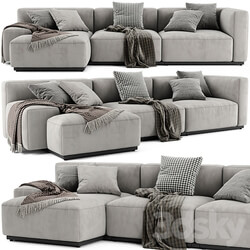 Cassina Mex Cube Chaise Longue Sofa 