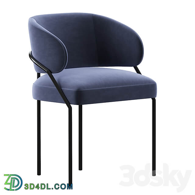 meridiani isetta dining chair 3D Models