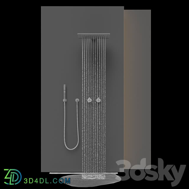 modern interior shower fantini 