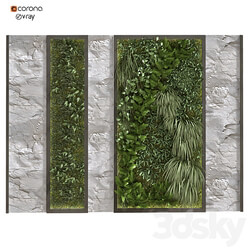vertical plant 156 Fitowall 3D Models 