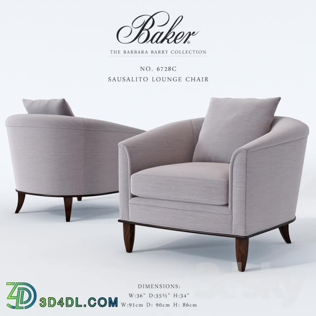 Baker Sausalito Lounge Chair No 6728C