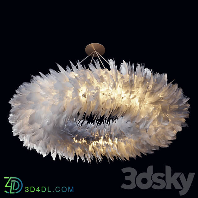 Chandelier Pero White D61 Ceiling lamp 3D Models 3DSKY