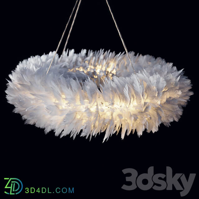 Chandelier Pero White D61 Ceiling lamp 3D Models 3DSKY