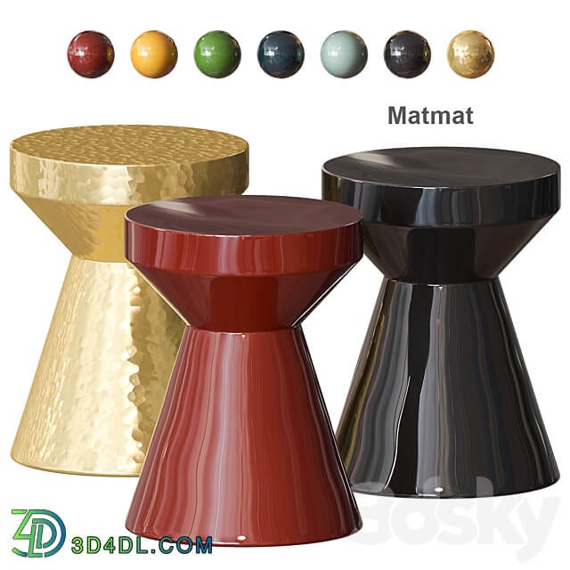 Matmat Ceramic sofa table La redoute 3D Models 3DSKY