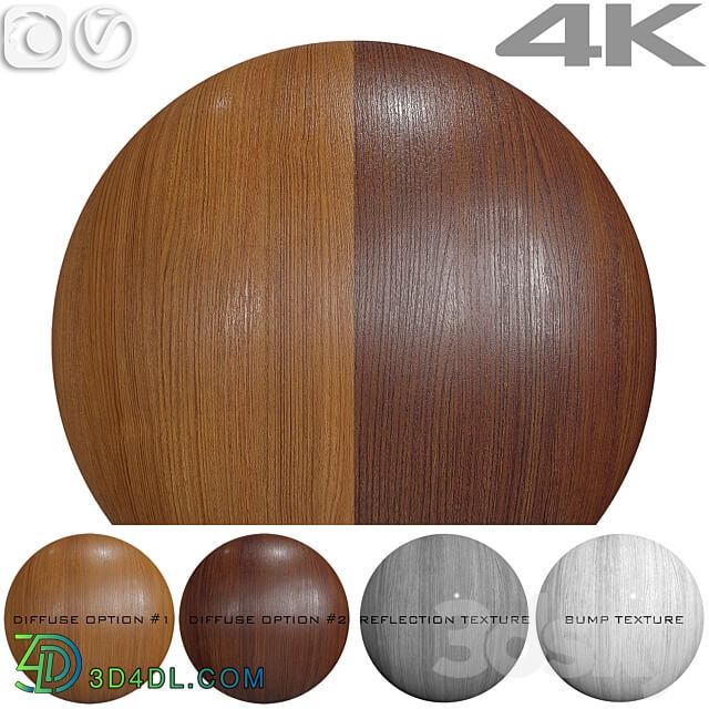 Seamless texture Teak 3D Models 3DSKY