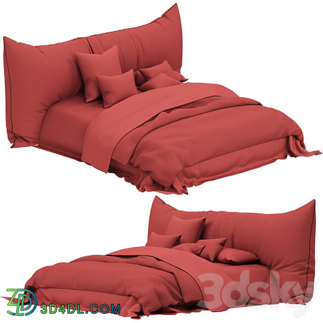 Ditre Italia Papilo Bed Bed 3D Models 3DSKY