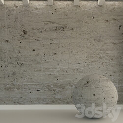 Concrete wall. Old concrete. 173 Stone 3D Models 3DSKY 