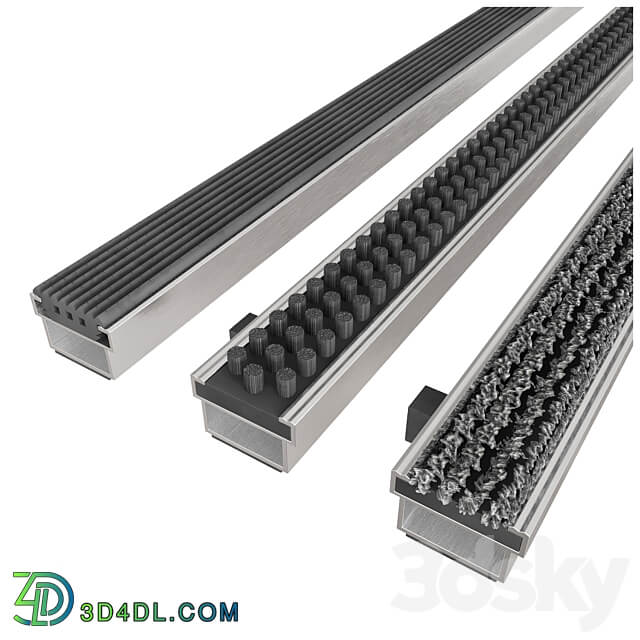 Aluminum dirt grates Other 3D Models 3DSKY