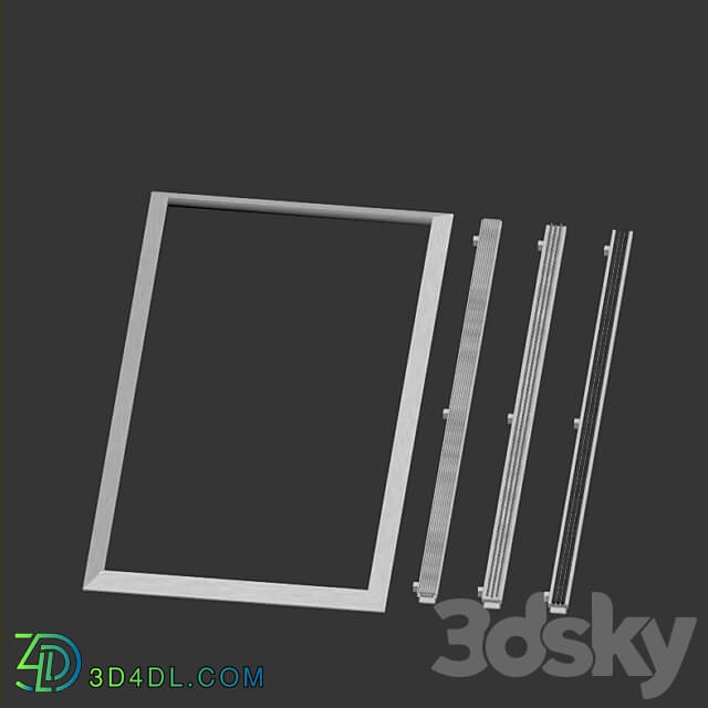 Aluminum dirt grates Other 3D Models 3DSKY