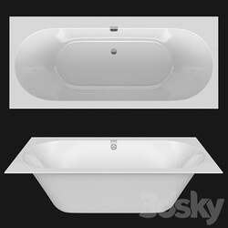 Acrylic bathtub Villeroy Boch Oberon 2.0 3D Models 3DSKY 