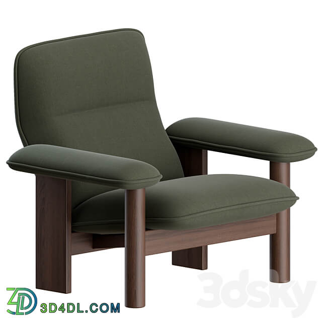 Brasilia Lounge Chair Ottoman by Menu 3D Models 3DSKY