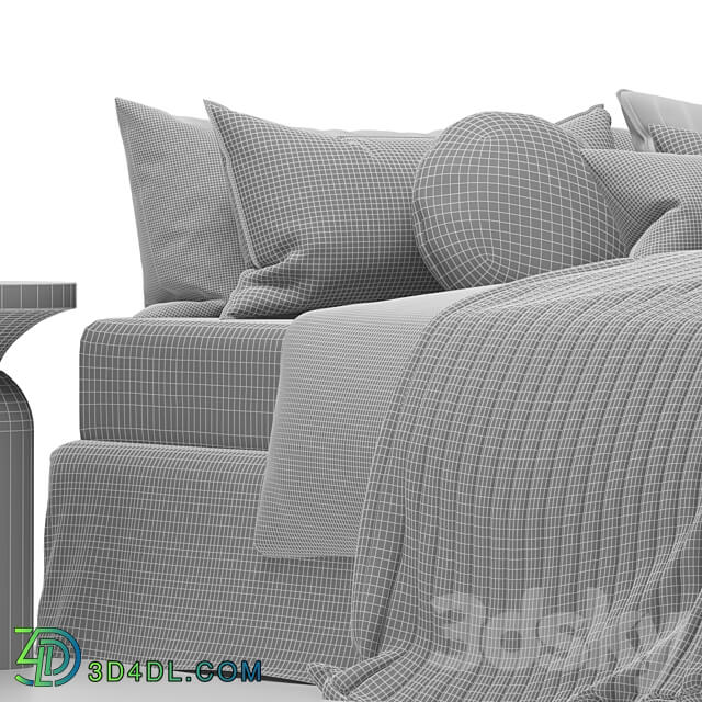 bed Massimo Quilt Bed 3D Models