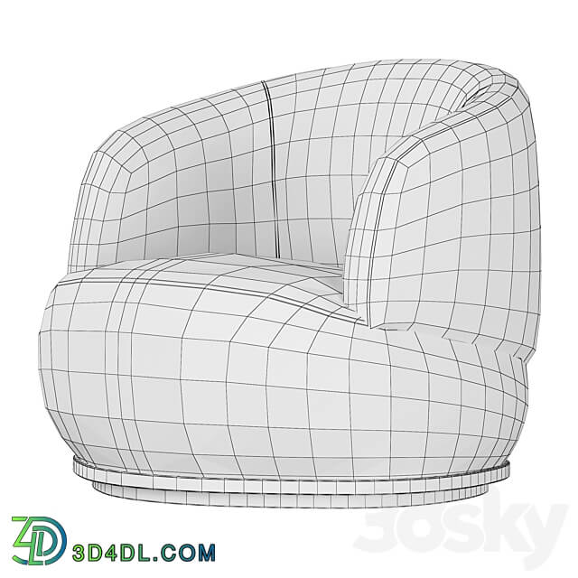 District Eight ORBIT ARMCHAIR 3D Models 3DSKY