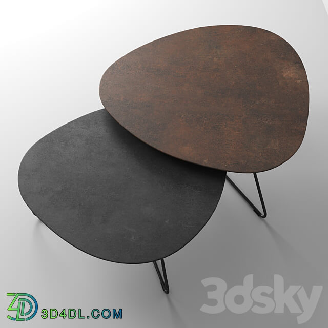 Twinny coffee tables 3D Models