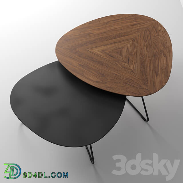 Twinny coffee tables 3D Models