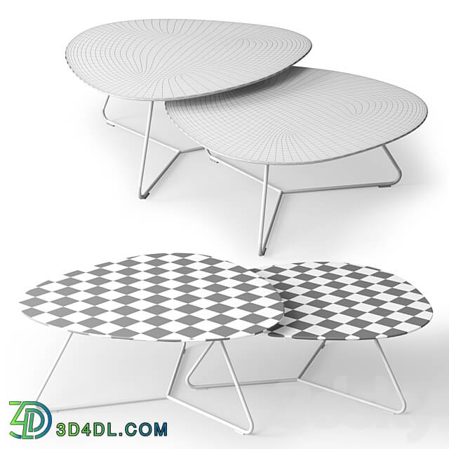 Twinny coffee tables 3D Models