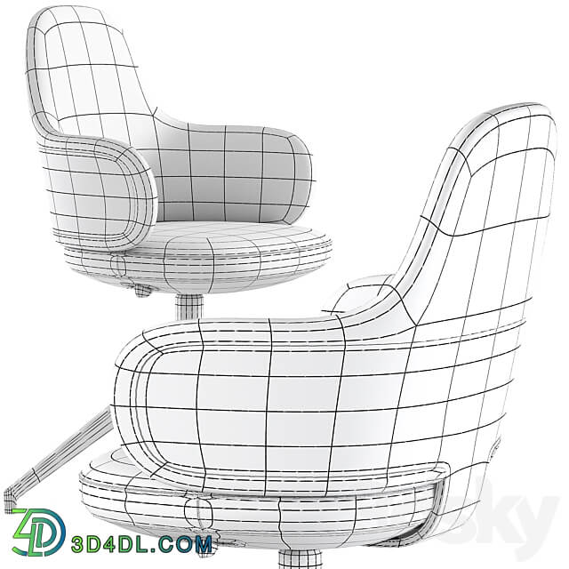 Office chair Alki Lan 3D Models 3DSKY