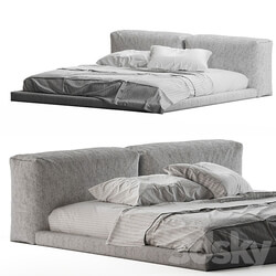 boca soft bed 1 Bed 3D Models 3DSKY 