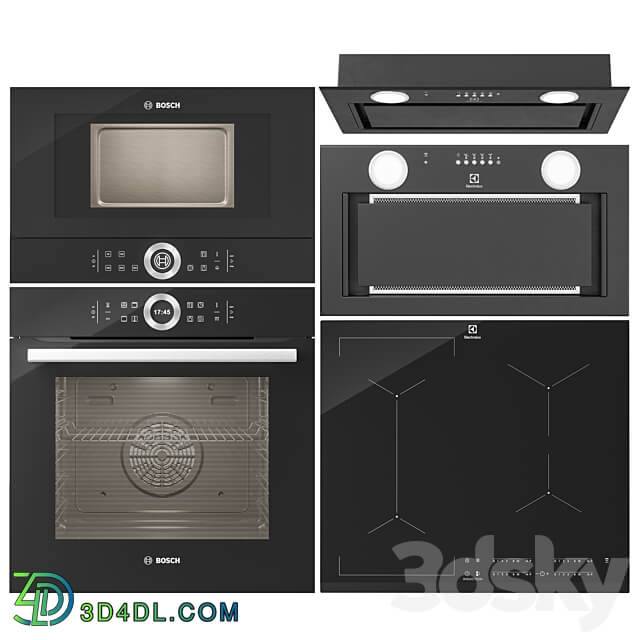 Bosch Electrolux Appliances 3D Models 3DSKY