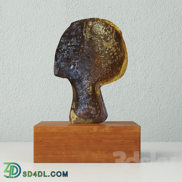 Other decorative objects Modernist Bronze Abstract Sculpture