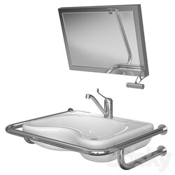 Sink for people with disabilities 3D Models 3DSKY 