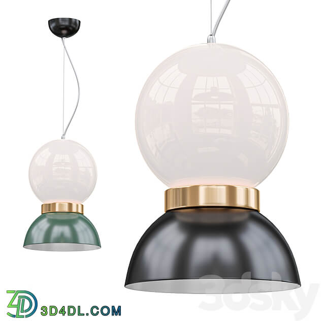 NORDIC SINGLE HEAD Pendant light 3D Models 3DSKY