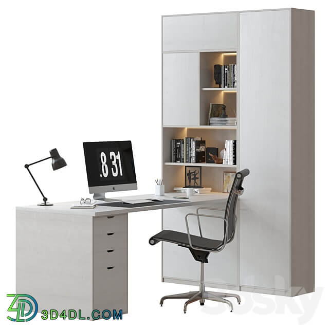 Office Furniture Set 7 3D Models 3DSKY