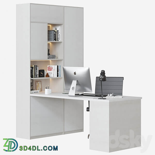 Office Furniture Set 7 3D Models 3DSKY