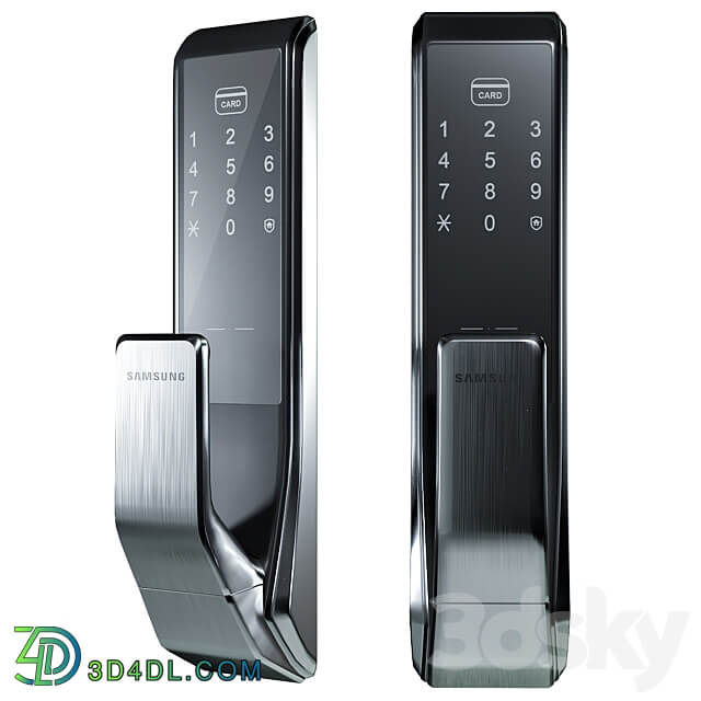 Electronic lock 3D Models 3DSKY