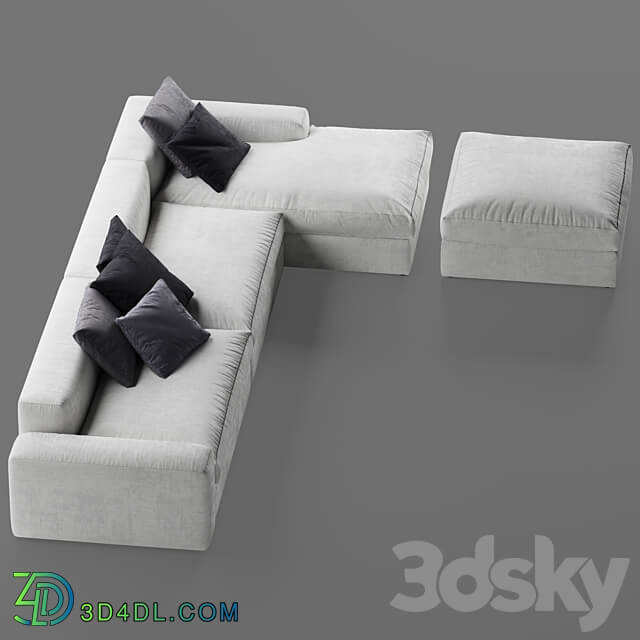 Poliform DUNE white 3D Models 3DSKY