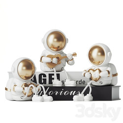 Decorative Astronaut 3D Models 3DSKY 
