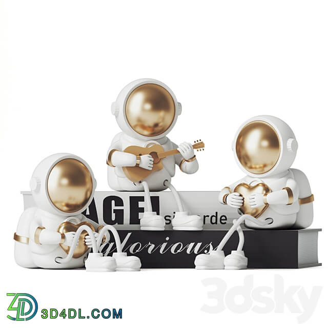 Decorative Astronaut 3D Models 3DSKY