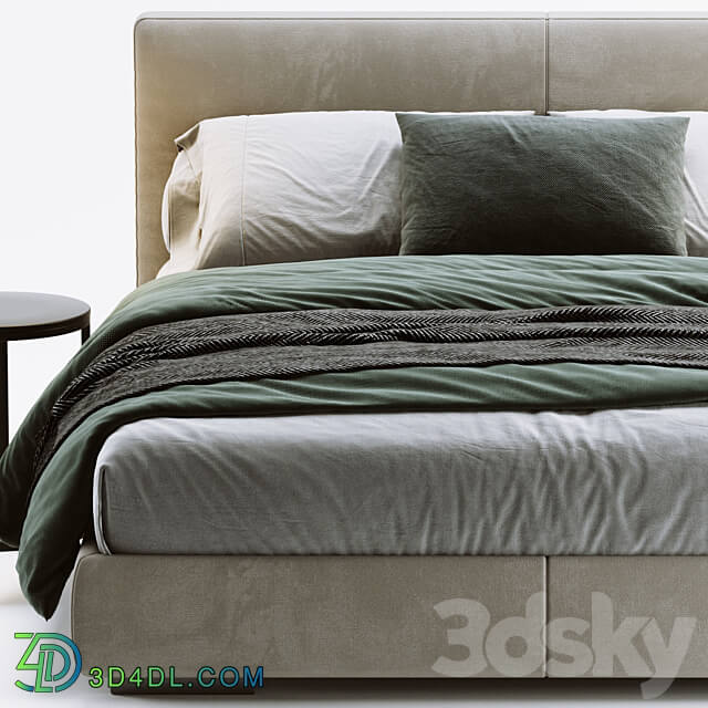 Flexform Magnum Bed Bed 3D Models 3DSKY