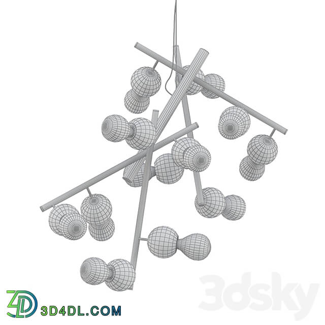 Modern chandelier Pendant light 3D Models 3DSKY