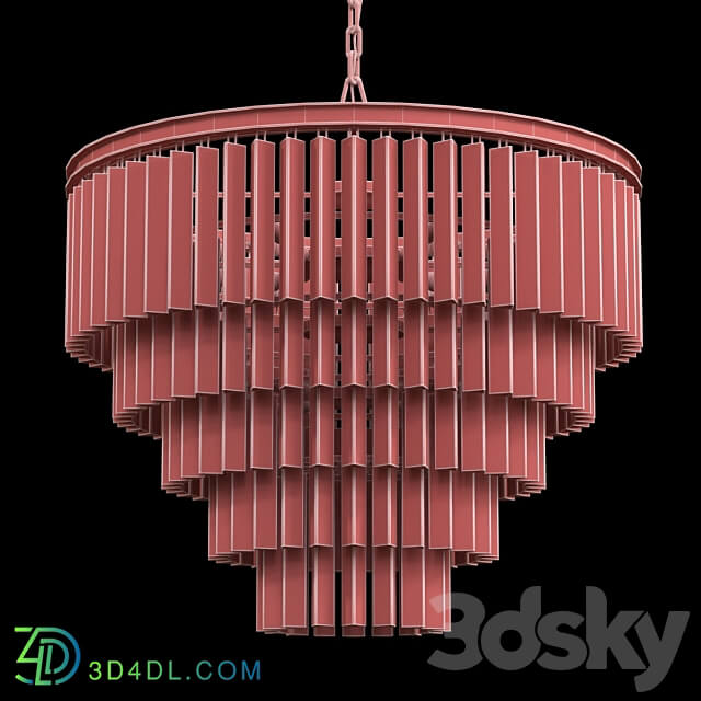 1920S Odeon Gold Pendant light 3D Models 3DSKY