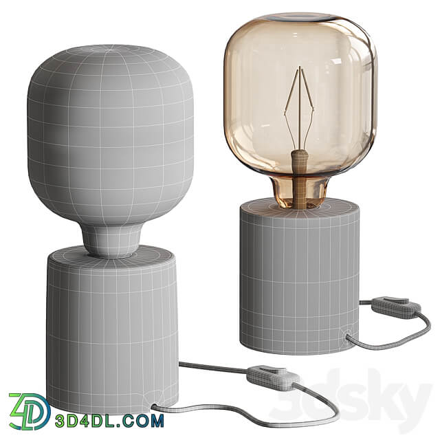 IKEA LERSKIFFER BLEKKLINT table lamp 3D Models