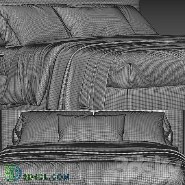Flou MyPlace Bed Bed 3D Models 3DSKY