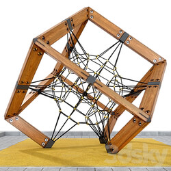 Children s play rope complex Cube. 3D Models 3DSKY 