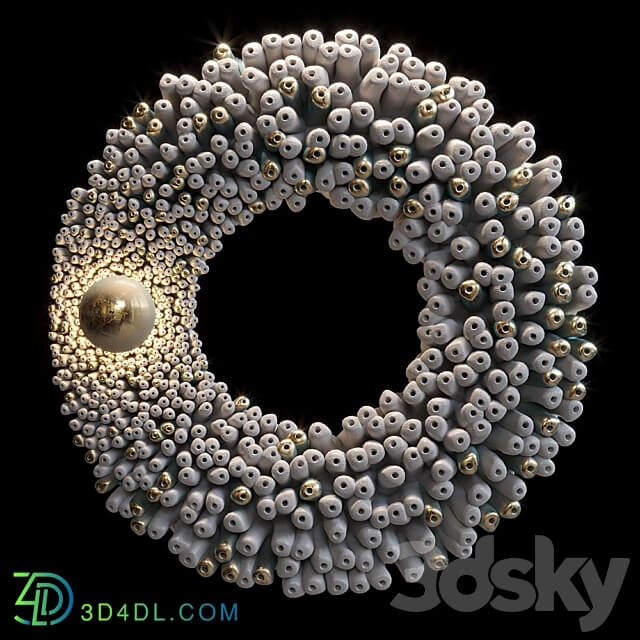 Ceramic Wall Sculpture Vargov Design Reef 3D Models 3DSKY
