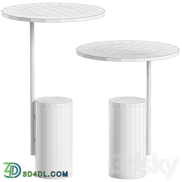 XAXA Carrara marble coffee table By Quinti Sedute 3D Models 3DSKY
