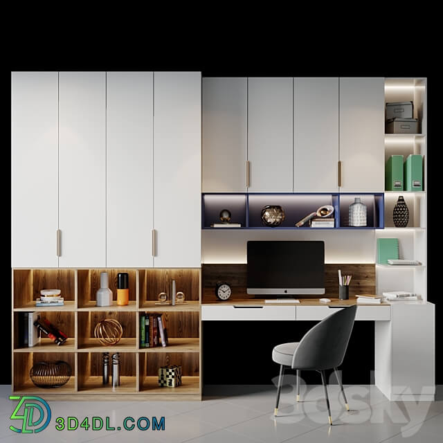 Workplace 38 3D Models 3DSKY