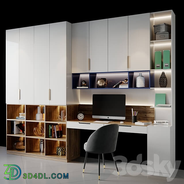 Workplace 38 3D Models 3DSKY